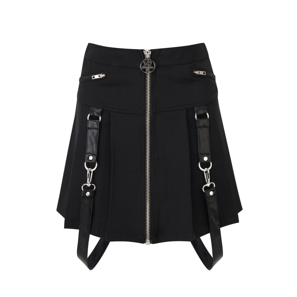 Killstar Blair B*tch Mini Skirt - Picture 3 of 5
